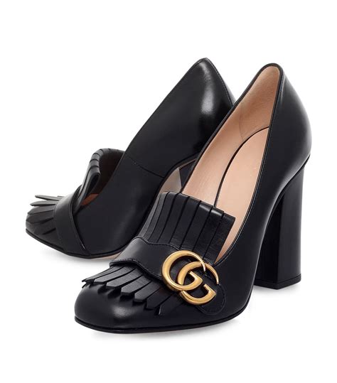 gucci fringe heels|gucci heels platform.